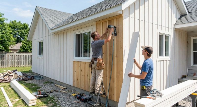 Barn Siding Installation in Pittsfield, VT