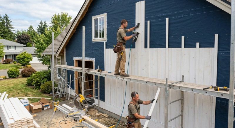Batten Siding Installation in Enfield, NH