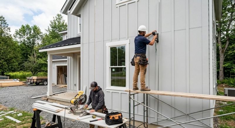 Batten Siding Installation in Norwich, VT
