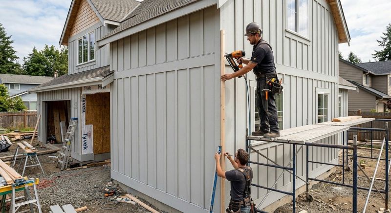 Batten Siding Installation in Orange County, VT