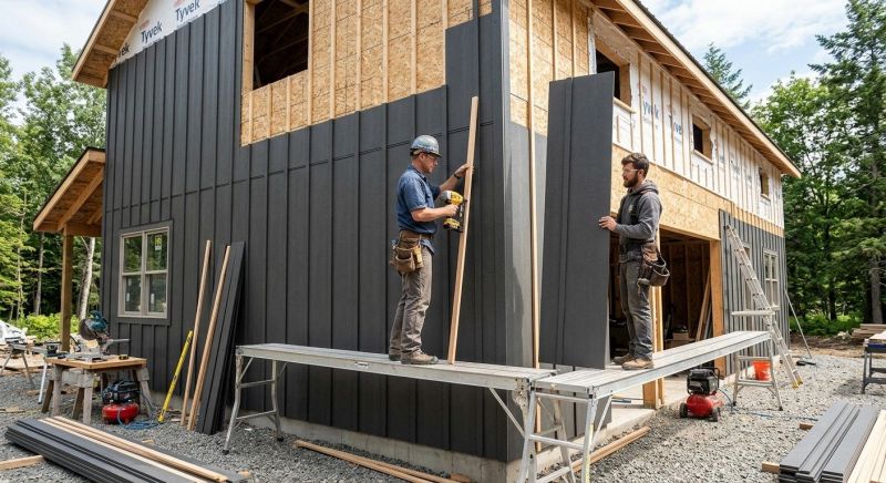 Batten Siding Installation in Orange County, VT