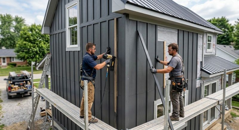 Batten Siding Installation in Pittsfield, VT