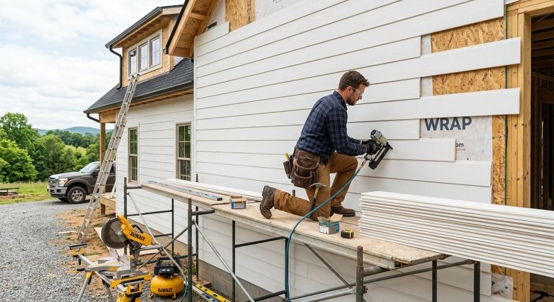 Batten Siding Installation in Pittsfield, VT