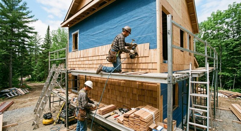 Cedar Siding Installation in Enfield, NH