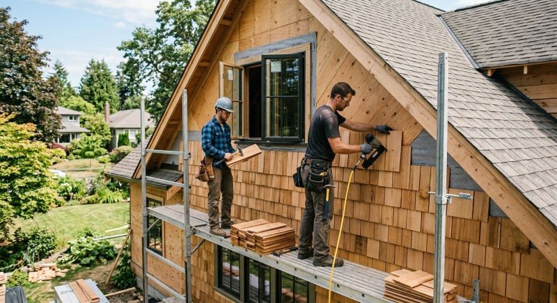 Cedar Siding Installation in Orange County, VT