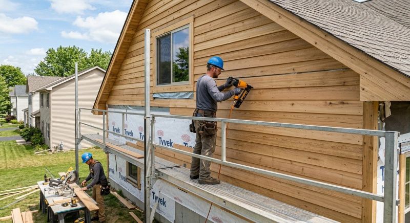 Cedar Siding Installation in Orange County, VT