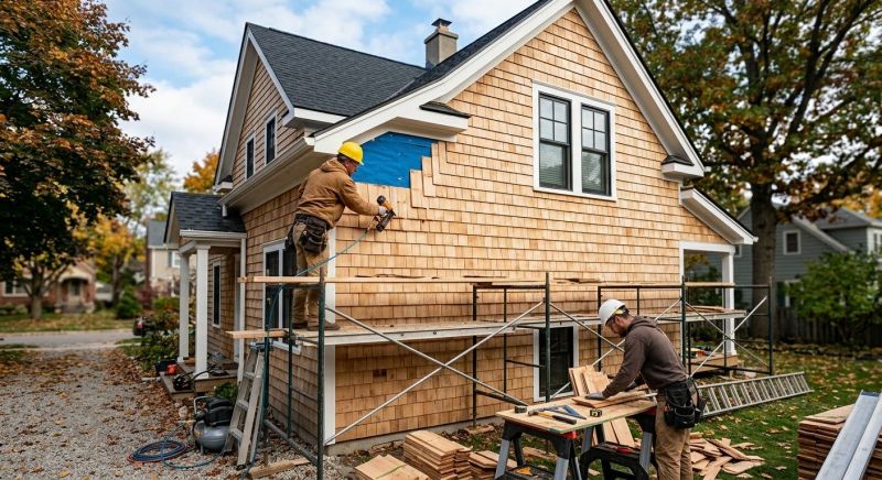 Cedar Siding Installation in Springfield, VT
