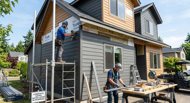 Composite Siding Installation in Brownsville, VT