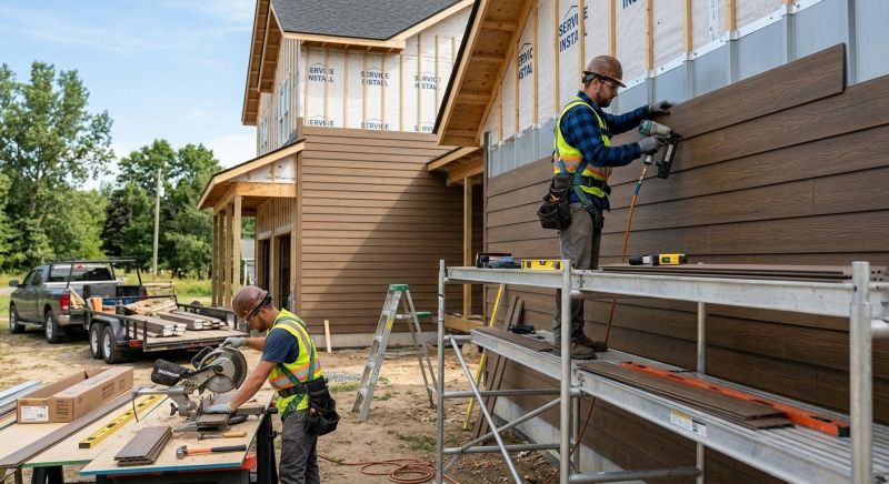Composite Siding Installation in Springfield, VT