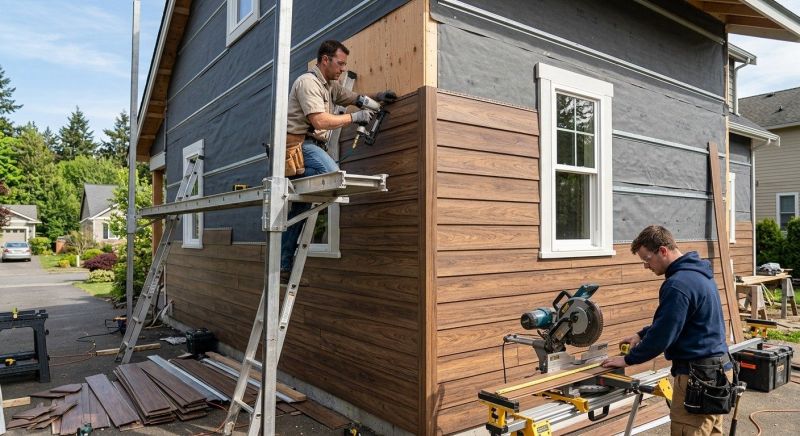 Faux Wood Siding Installation in Hartland, VT