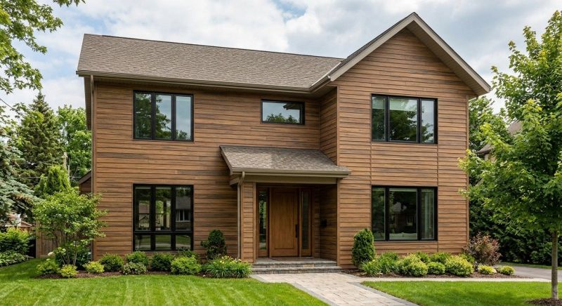 Faux Wood Siding Installation in North Hartland, VT
