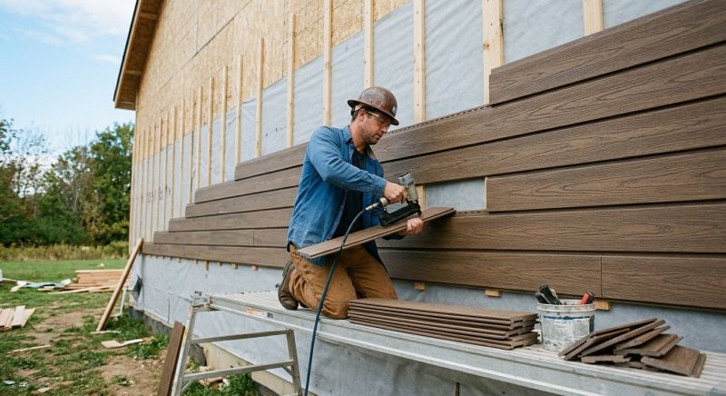 Faux Wood Siding Installation in Windsor, VT
