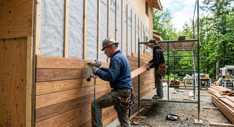 Hardwood Siding Installation in Brownsville, VT