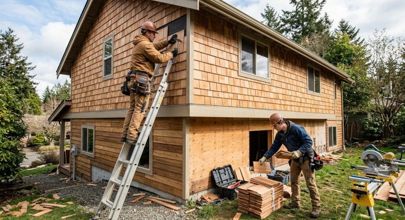 Hardwood Siding Installation in North Hartland, VT