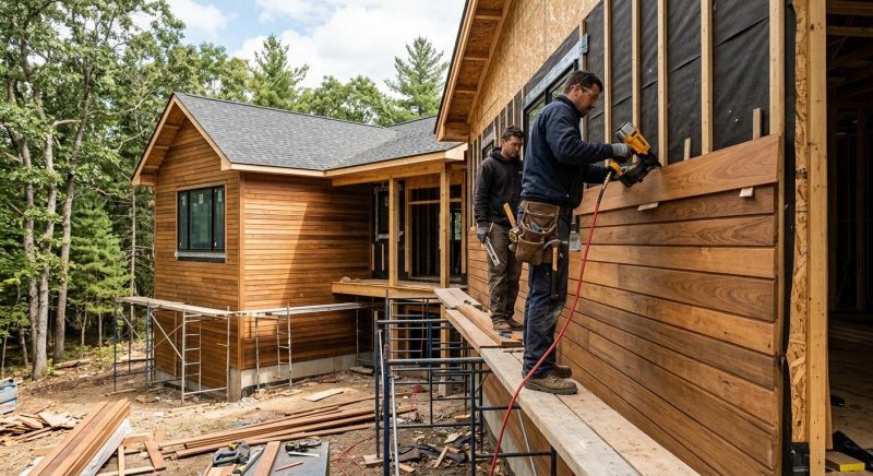 Hardwood Siding Installation in Norwich, VT