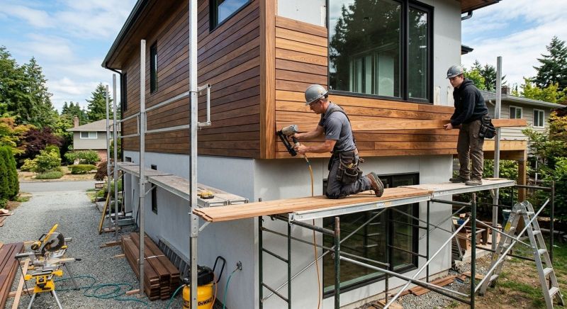 Hardwood Siding Installation in Randolph, VT