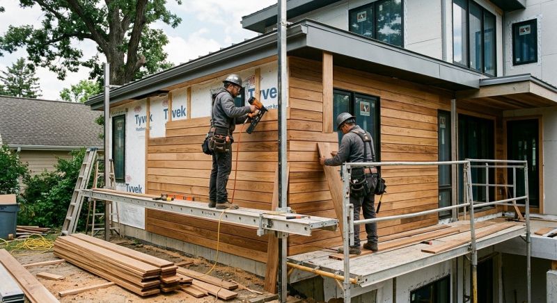 Hardwood Siding Installation in Randolph, VT