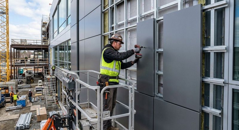 Metal Paneling Installation in Woodstock, VT