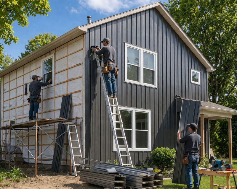 Metal Siding Replacement in Thetford, VT