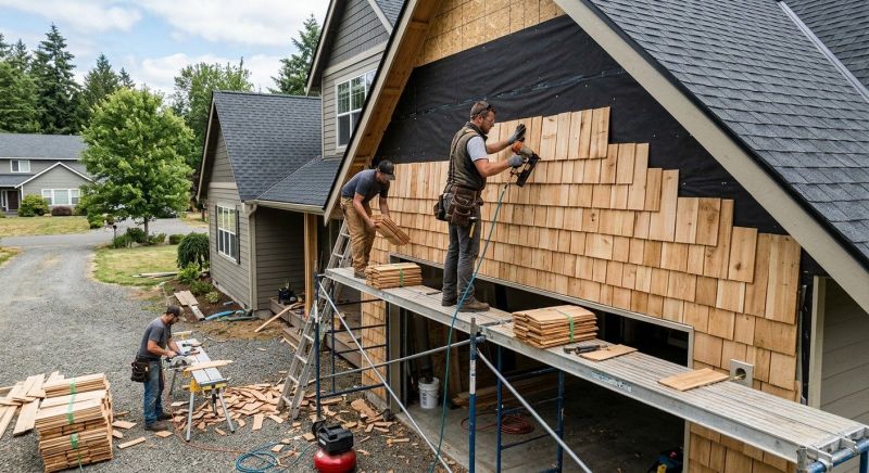 Shake Siding Installation in Barnard, VT
