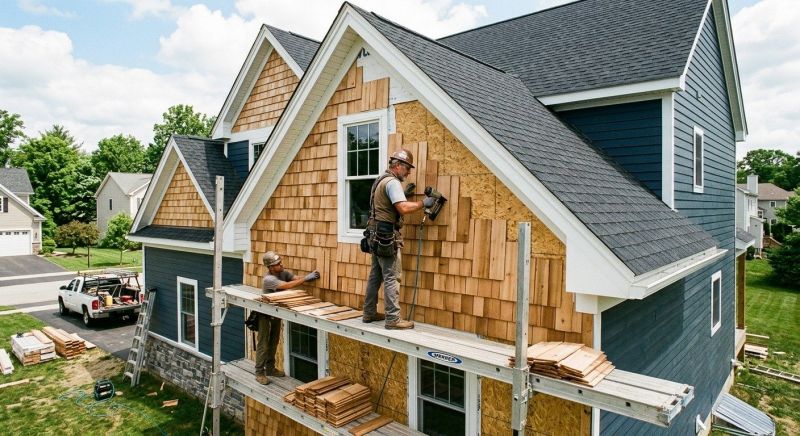 Shake Siding Installation in East Randolph, VT