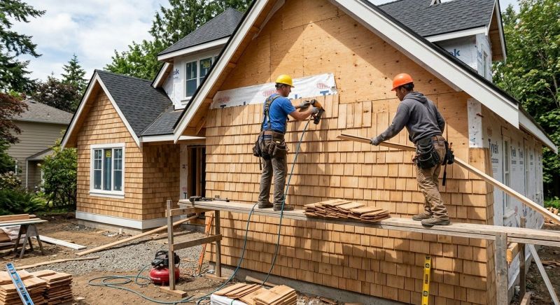 Shake Siding Installation in Lebanon, NH