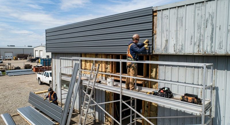 Sheet Metal Siding Replacement in Woodstock, VT