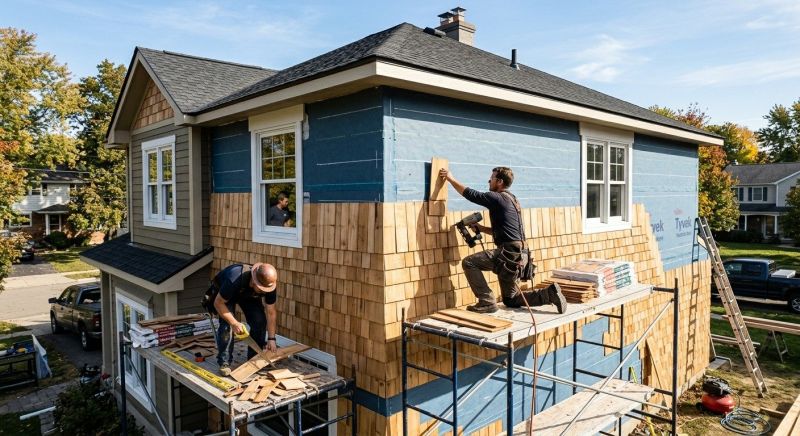 Shingle Siding Installation in Woodstock, VT