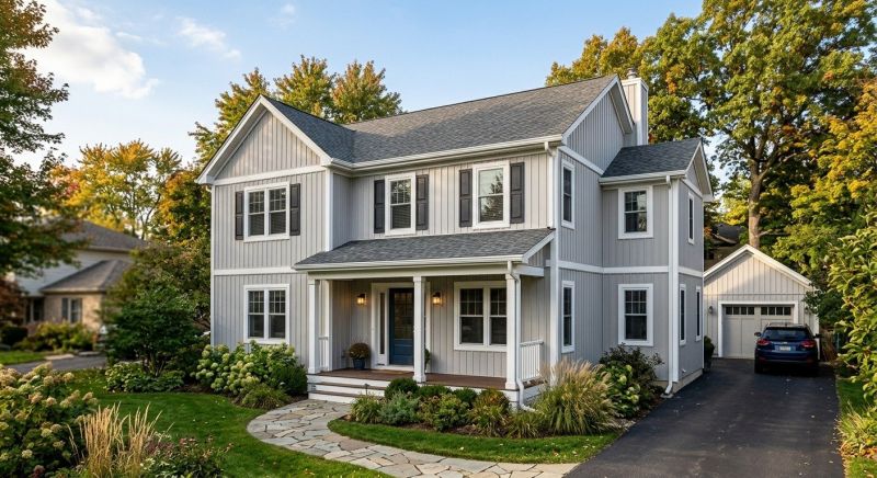 Vertical Siding Replacement in Woodstock, VT