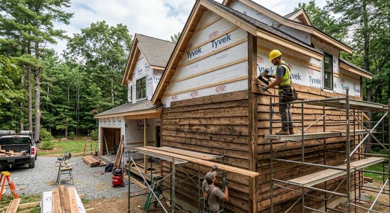 Wood Barn Siding Installation in Woodstock, VT