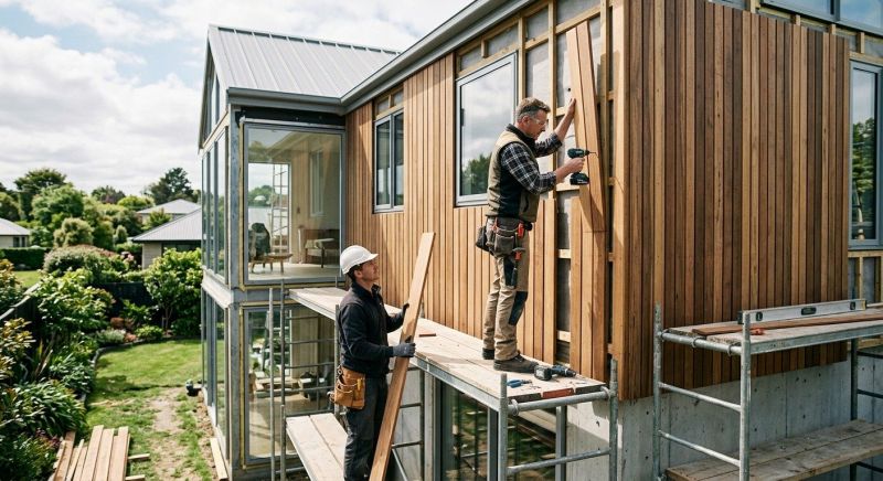 Wood Cladding Installation in Barnard, VT