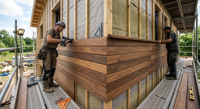 Wood Cladding Installation in Cornish, NH