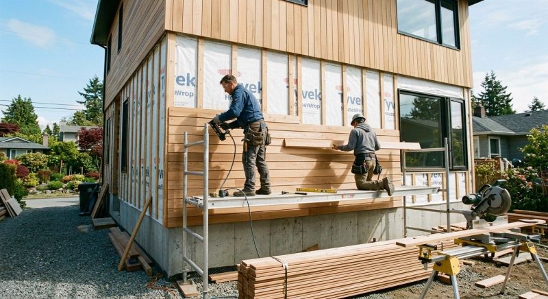 Wood Cladding Installation in Cornish, NH