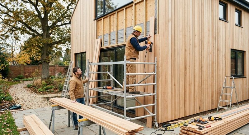 Wood Cladding Installation in Norwich, VT