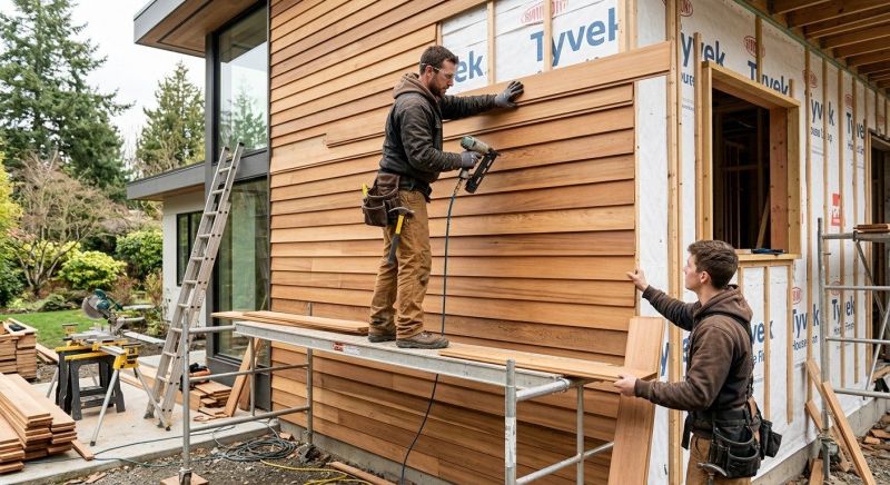 Wood Cladding Installation in Sullivan County, NH